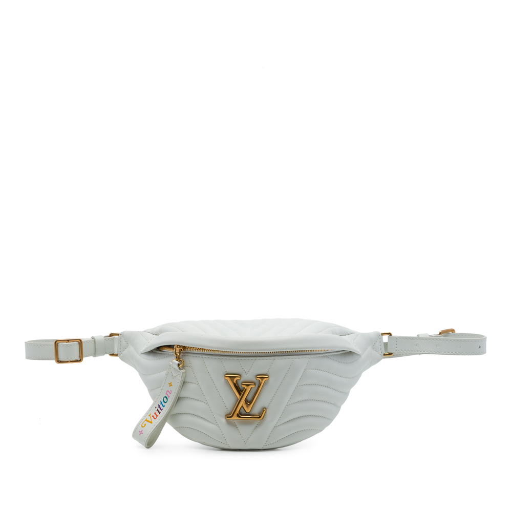 Pre-Loved Louis Vuitton Calfskin New Wave Bumbag